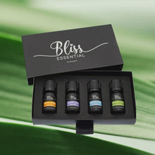 Load and play video in Gallery viewer, Wellness Bliss Box - 5ML | Pure Essential Oils | Bliss Essential